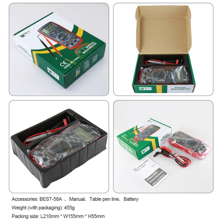 BEST-58A Multi Function Digital Multimeter, BEST-58A