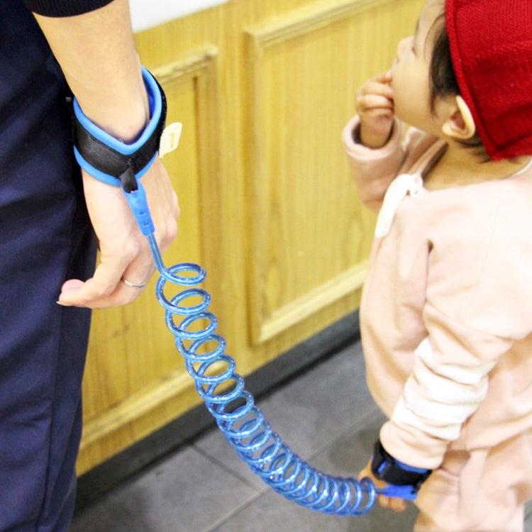 Kids Safety Harness Child Leash Anti Lost Wrist Link Traction Rope Anti Lost Bracelet, Length: 2.5m, 2.5m Orange, 2.5m Blue