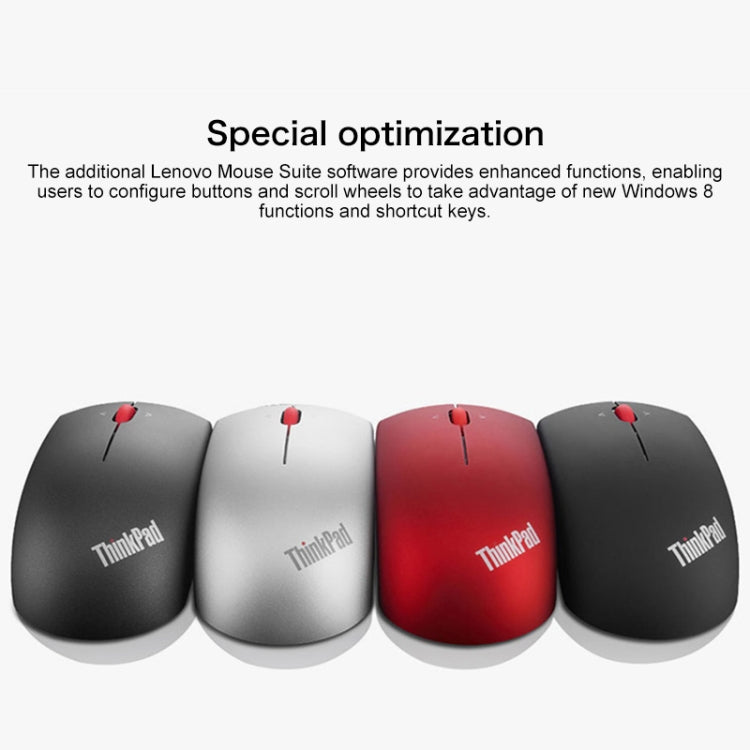 Lenovo ThinkPad Office Blue-ray Wireless Frosted Mouse, ThinkPad