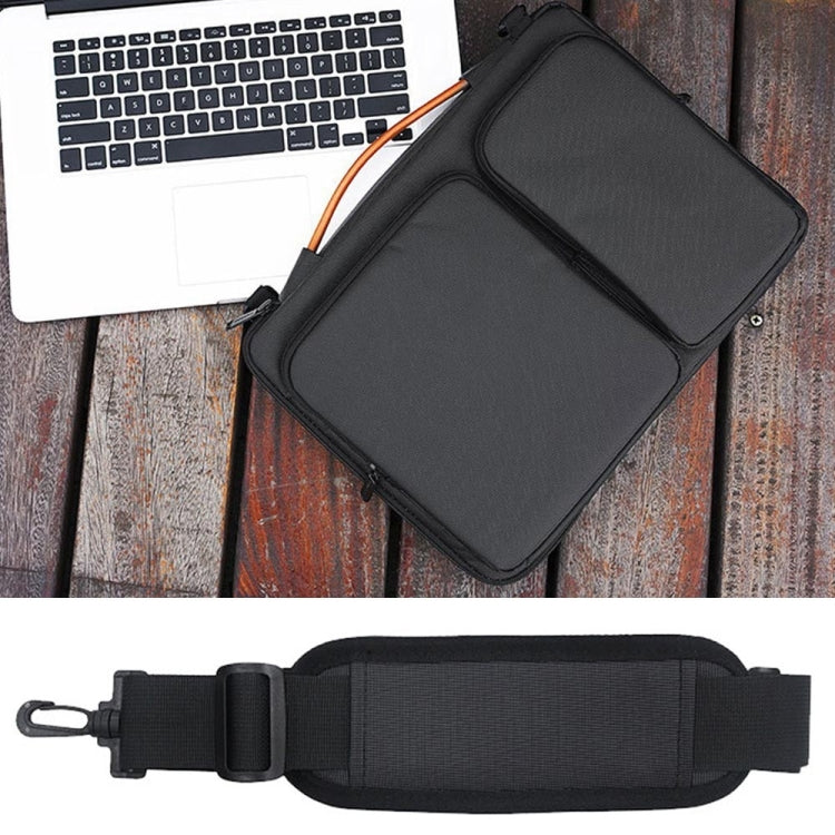 Nylon Waterproof Laptop Handbag Bag for 15-15.6 inch Laptops with Trunk Trolley Strap, 15-15.6 inch