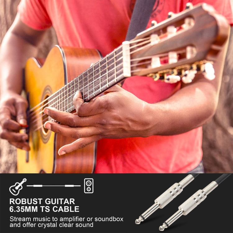 10m 1/4 inch (6.35mm) Male to Male Shielded Jack Mono Plugs Audio Patch Cable
