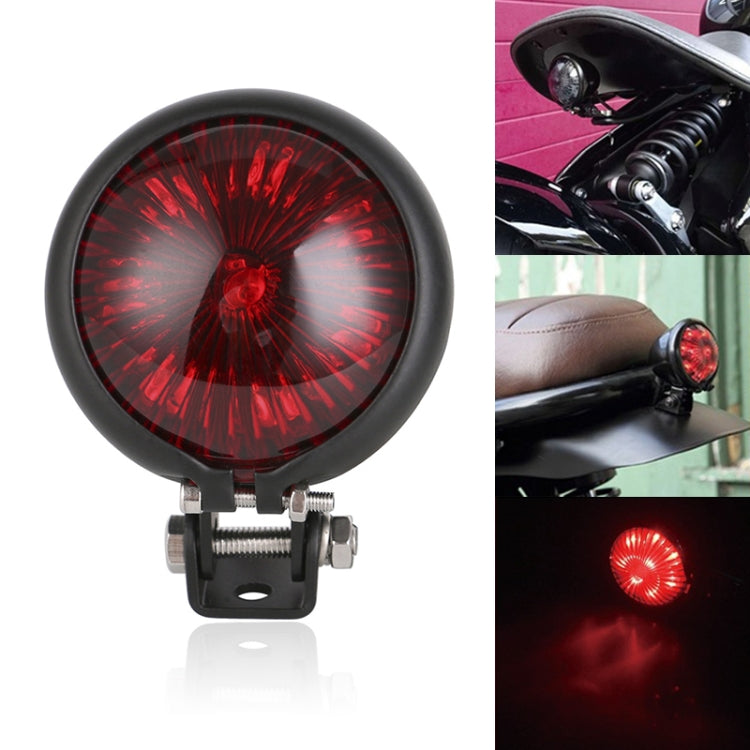Speedpark 12V Motorcycle Modified Tail Light Brake Light for Harley, For Harley(Silver+Black), For Harley(Silver+Red), For Harley(Black), For Harley(Black Red)