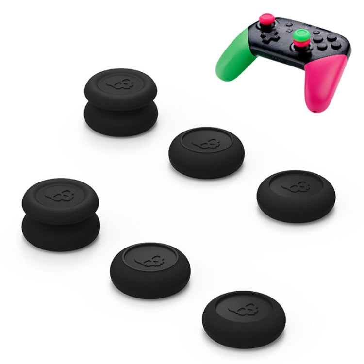 Left + Right Gamepad Rocker Cap Button Cover for NS Pro / PS4, For NS Pro / PS4(Green+Red), For NS Pro / PS4(Black)