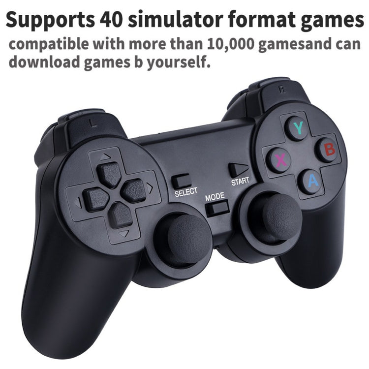 PS3000 32GB 4K Retro Game Stick with 2 Wireless Gamepads 3000+ Games Pre-installed, 32GB
