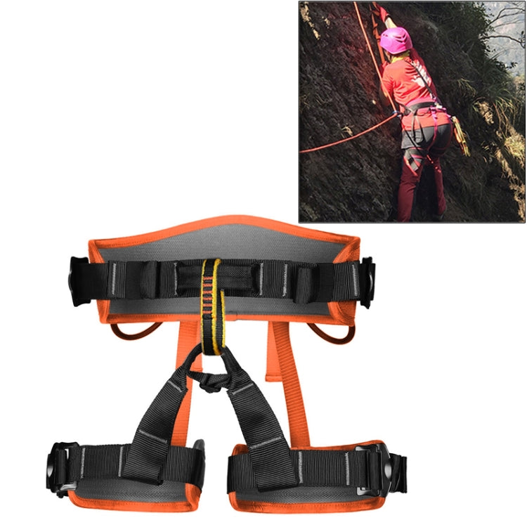 XINDA XDA9516 Outdoor Rock Climbing Polyester High-strength Wire Adjustable Downhill Whole Body Safety Belt