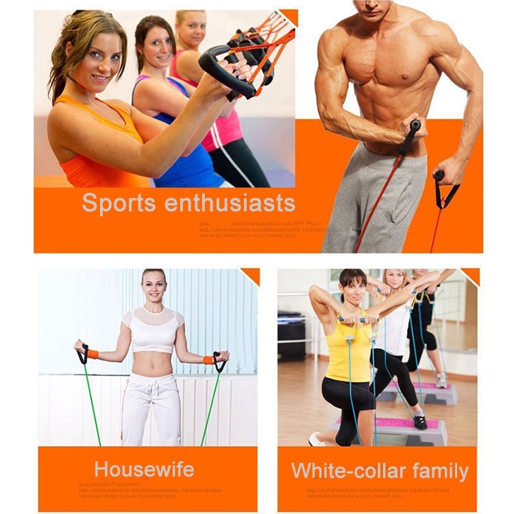 Fitness Exercise Resistance Bands Stretch Elastic Rope Workout Yoga Rally Muscle Training Exercise Rope, Size:5*11*1200mm, Random Color Delivery, Size:5*11*1200mm