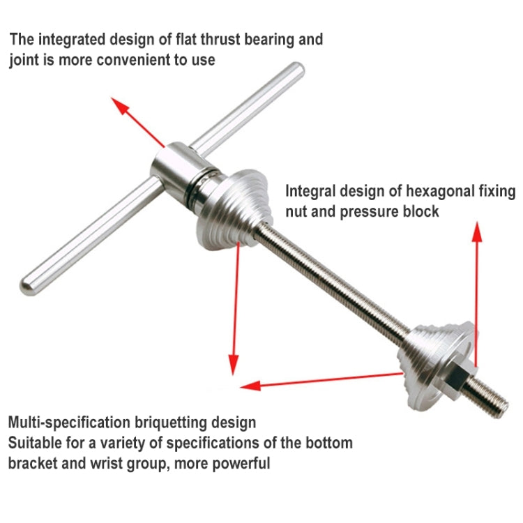 BIKERSAY BT040BT Bike Axle Cente Press-In Shaft Static Installation Disassembly Tool, BT040BT