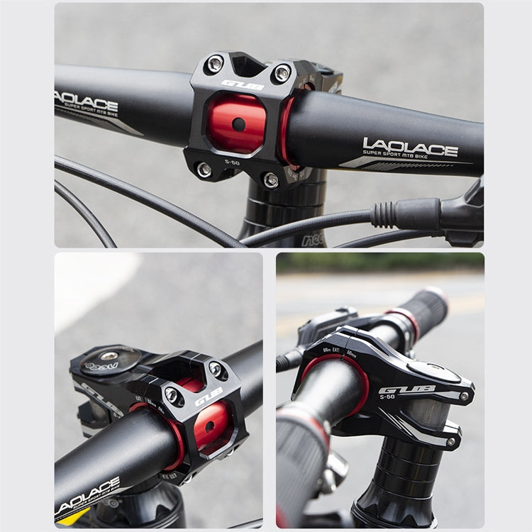 GUB S-50 31.8mm - 35mm Aluminum Alloy Bike Stem, S-50 Black