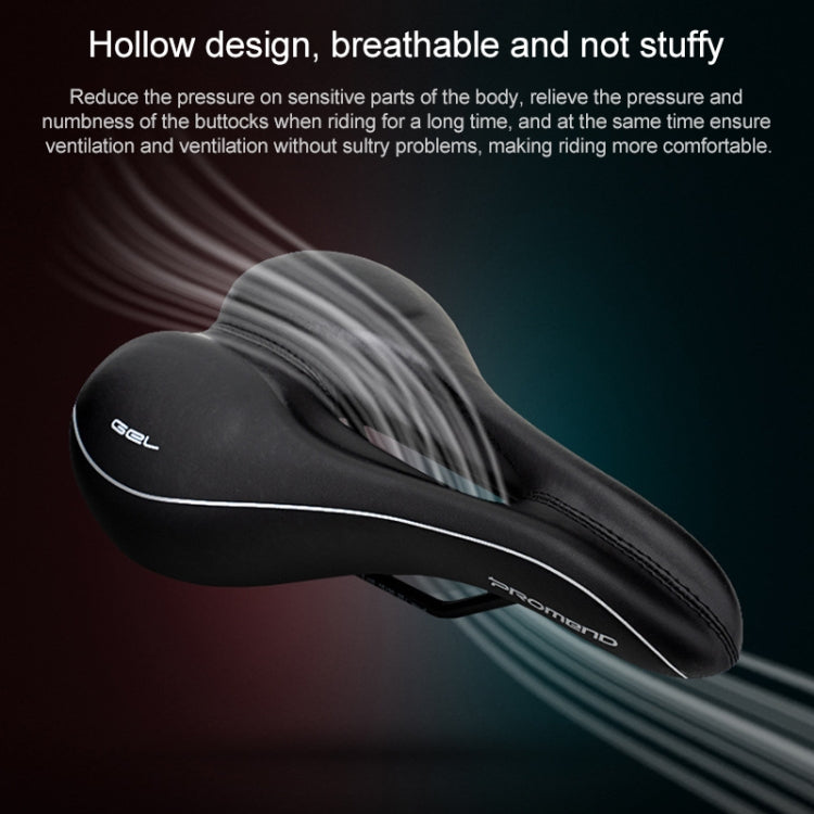 PROMEND SD-565 Hollow Breathable Silicone Bicycle Saddle, SD-565