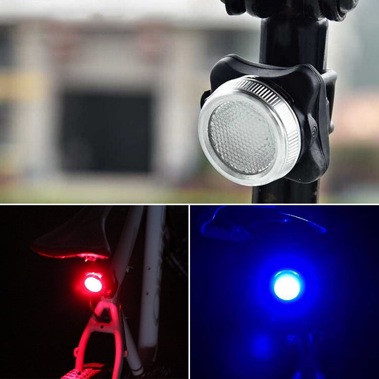 COB Lamp Bead 160LM USB Charging Four-speed Waterproof Bicycle Headlight / Taillight Set, Red Blue Light Dimming 650MA, Red Blue Light Dimming
