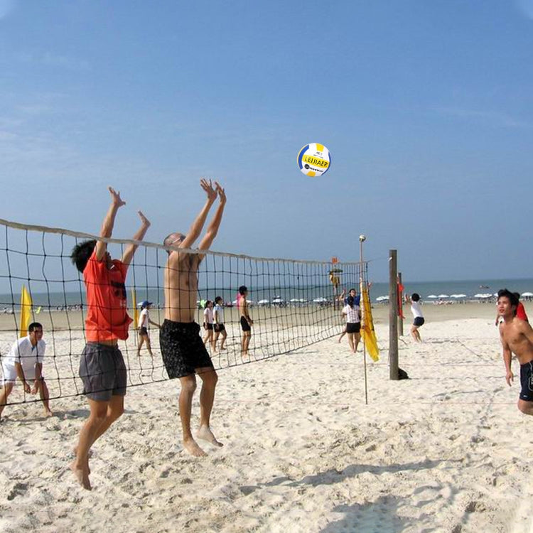 LEIJIAER LVB400 No.5 Explosion-proof Soft Volleyball Indoor Beach Practice Volleyball, Diameter: 21.5cm