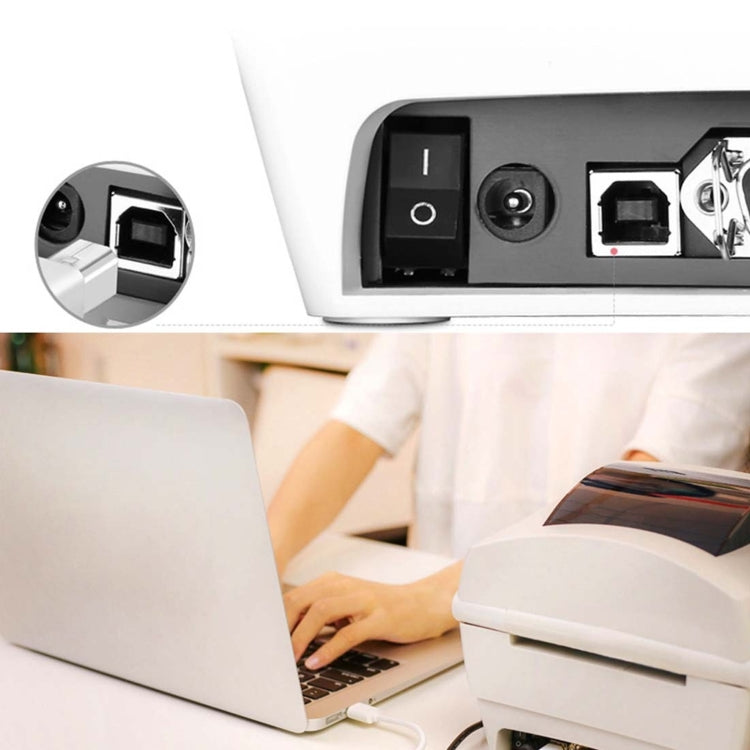 USB BM to BF Printer Extension Cable with Screw Hole, Length: 1.5m, USB-B Male to USB-B Female, 1.5m