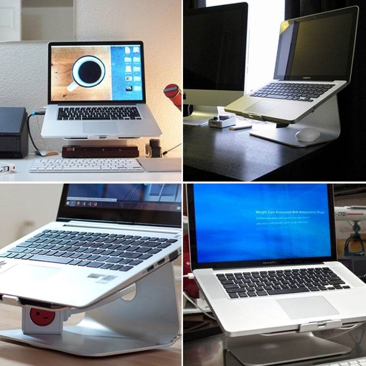 SOPI ZJ-001 Rotation Style Aluminum Cooling Stand for Laptop, Suitable for Mac Air, Mac Pro, iPad, and Other Laptops, Rotation Style