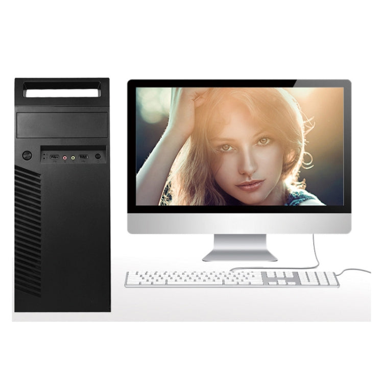 Business Road 3 USB 2.0 Main Chassis 353x160x399mm M-ATX / ATX / Mini-ITX PC Desktop Computer Case, Business Road 3