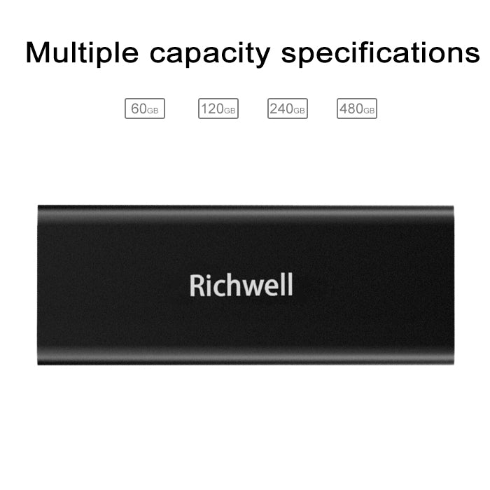 Richwell SSD R280-SSD-60GB 60GB Mobile Hard Disk Drive for Desktop PC, 60GB