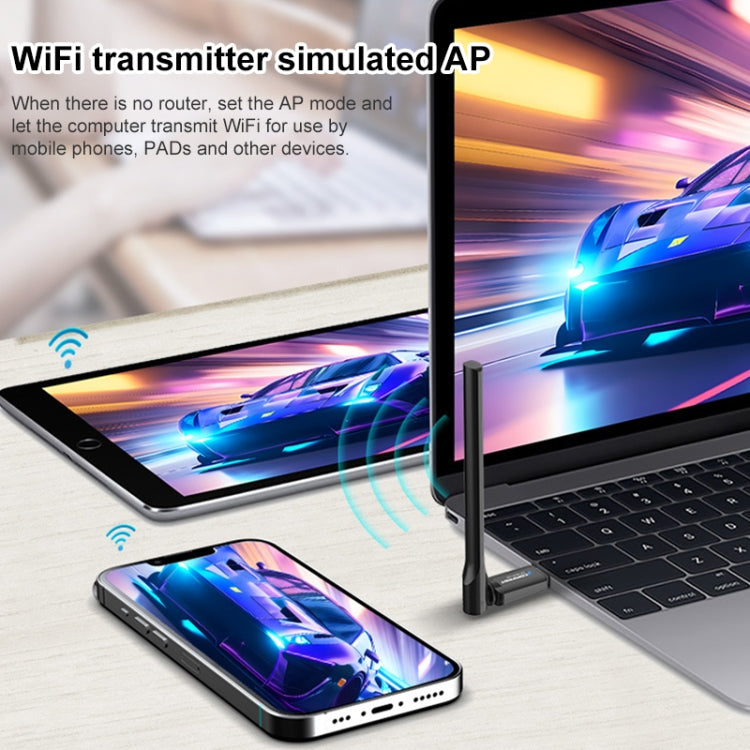 COMFAST CF-WU818N V2 150Mbps 2.4GHz WiFi Mini USB Network Adapter, CF-WU818N V2