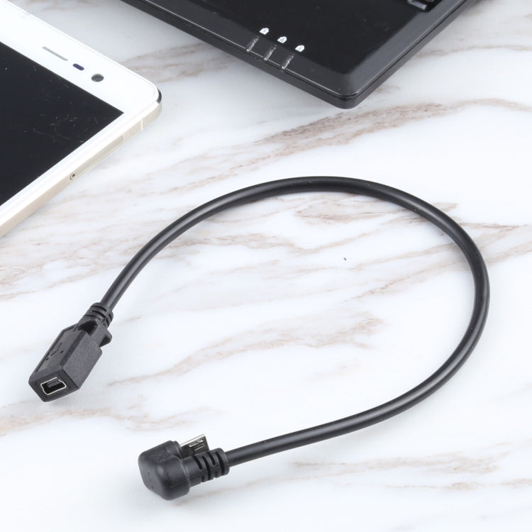 Mini USB Female to Micro USB Male Data Charging Cable, Mini USB to Micro USB