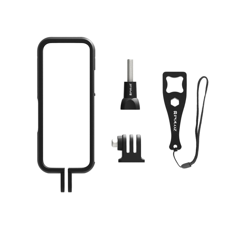 For Insta360 X3 PULUZ ABS Protective Frame with Adapter Mount & Screw, ABS Frame