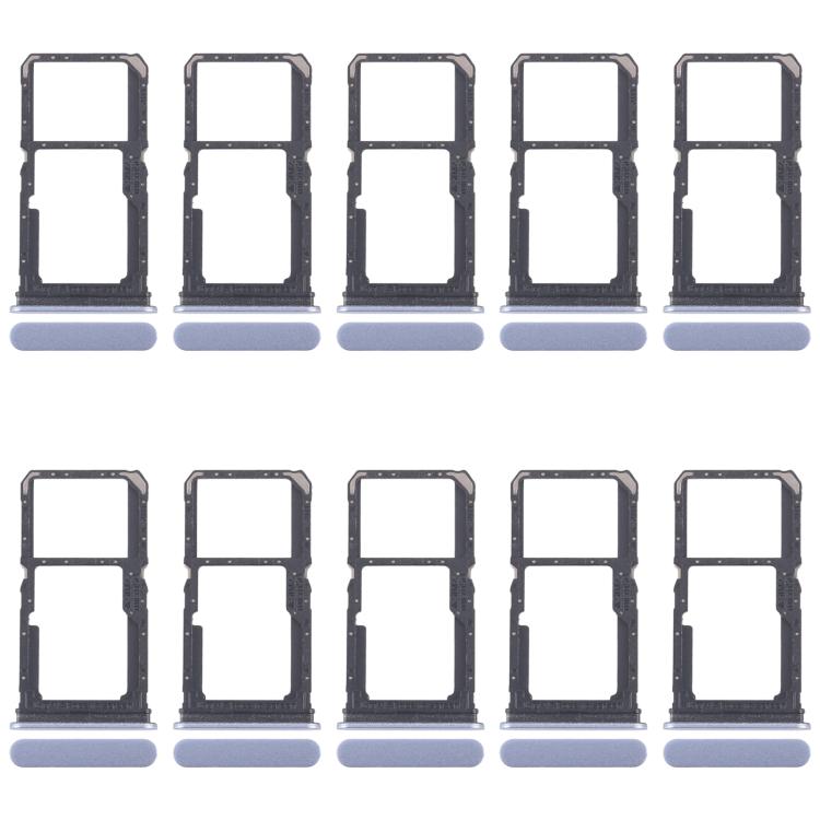 For OPPO Reno11 F CPH2603 10pcs Original SIM Card Tray + SIM Card Tray / Micro SD Card Tray, For OPPO Reno11 F (Original)