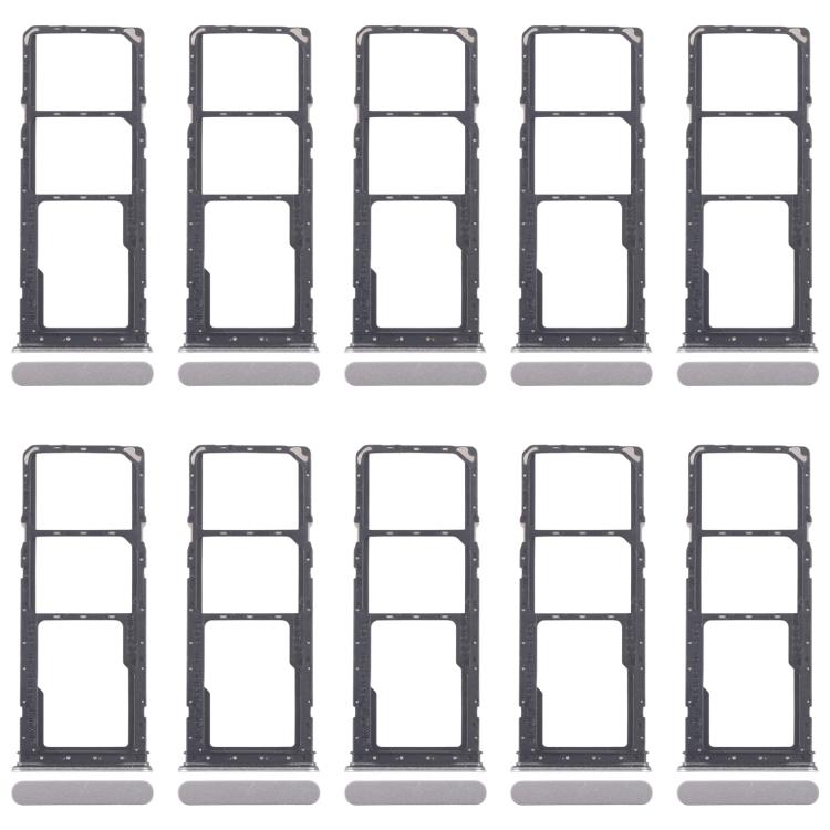 For Realme Narzo C71 4G RMX5303 10pcs Original SIM Card Tray + SIM Card Tray + Micro SD Card Tray, For Realme Narzo C71 4G (Original)