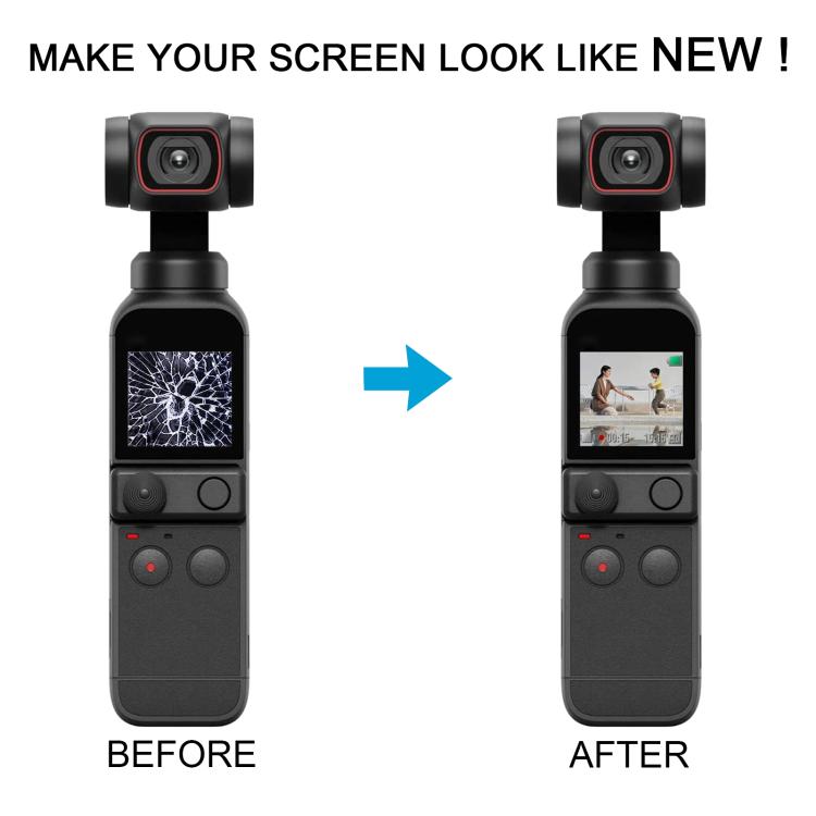 For DJI Osmo Pocket 1 Original LCD Screen with Digitizer Full Assembly, For DJI Osmo Pocket (Original)