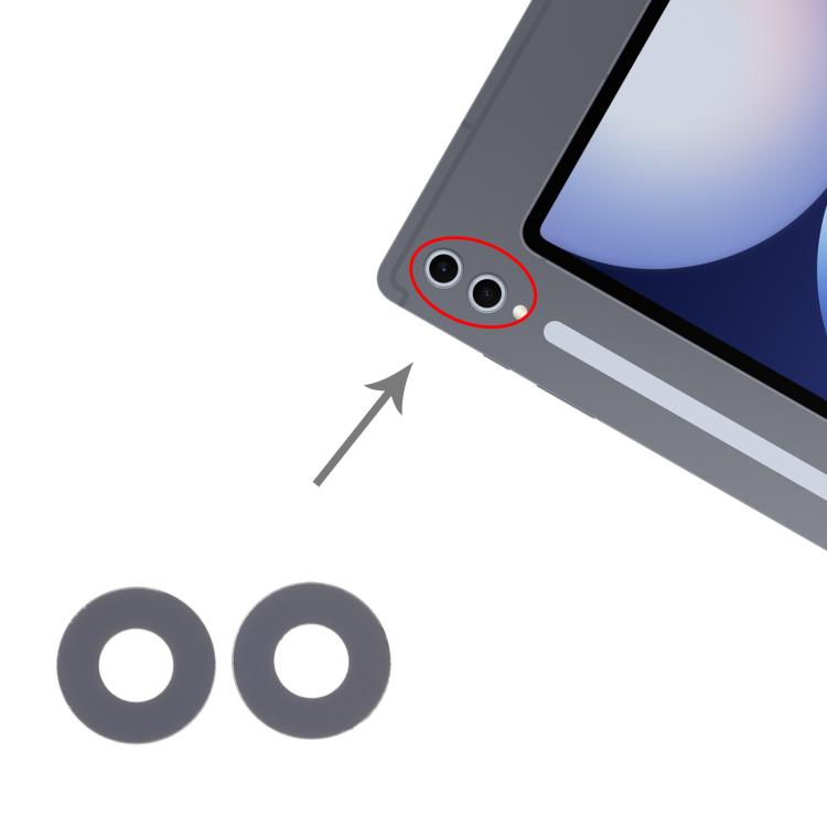 For Galaxy Tab S10 Ultra SM-X920/X926 10set Back Camera Lens, For Galaxy Tab S10 Ultra