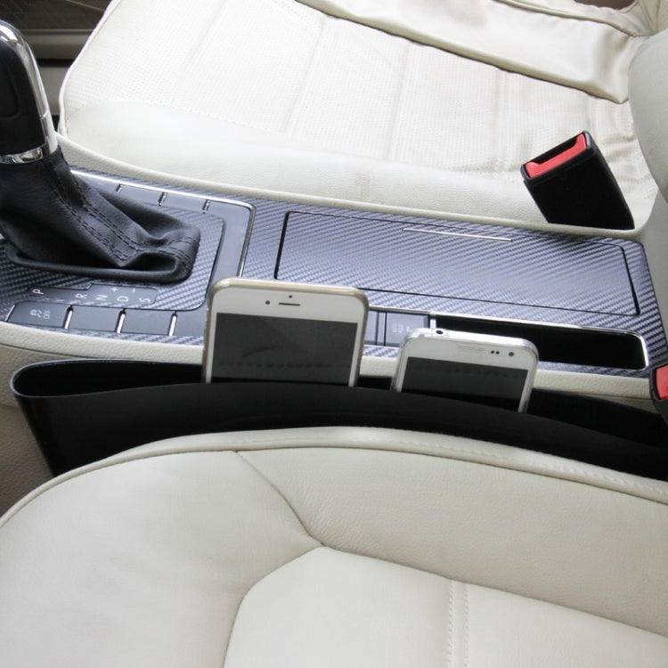 2 PCS Car Seat Gap Organizer, Black, Coffee