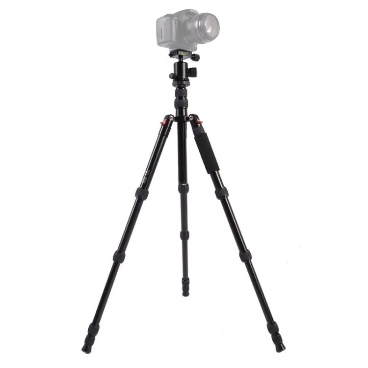 Triopo MT-2505C Adjustable Portable Aluminum Tripod with NB-1S Ball Head for Canon Nikon Sony DSLR Camera, MT-2505C (Black), MT-2505C (Gold)