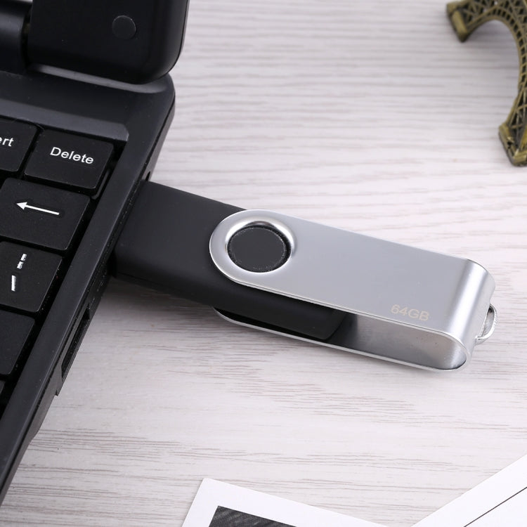 64GB Twister USB 2.0 Flash Disk(Black), 64GB/Black