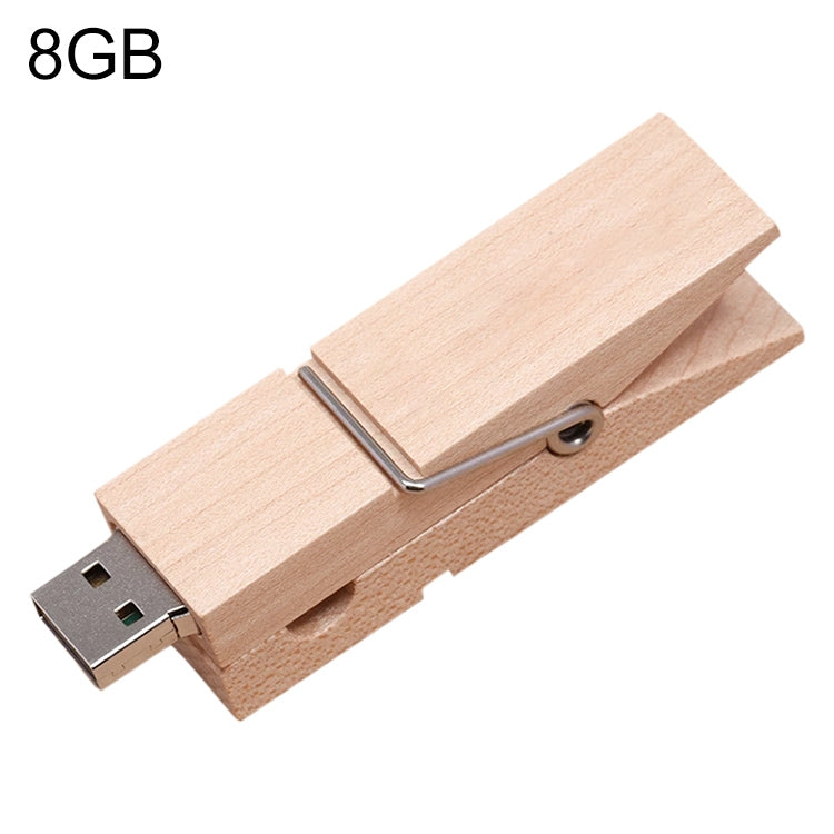 4 GB Wood Clip Style USB Flash Disk, 2GB, 4GB, 8GB