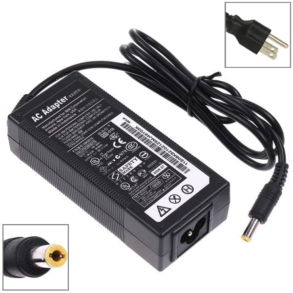 AC Adapter 19V 3.42A 65W for Lenovo Notebook, Output Tips: 5.5 x 2.5mm, EU Plug, US Plug
