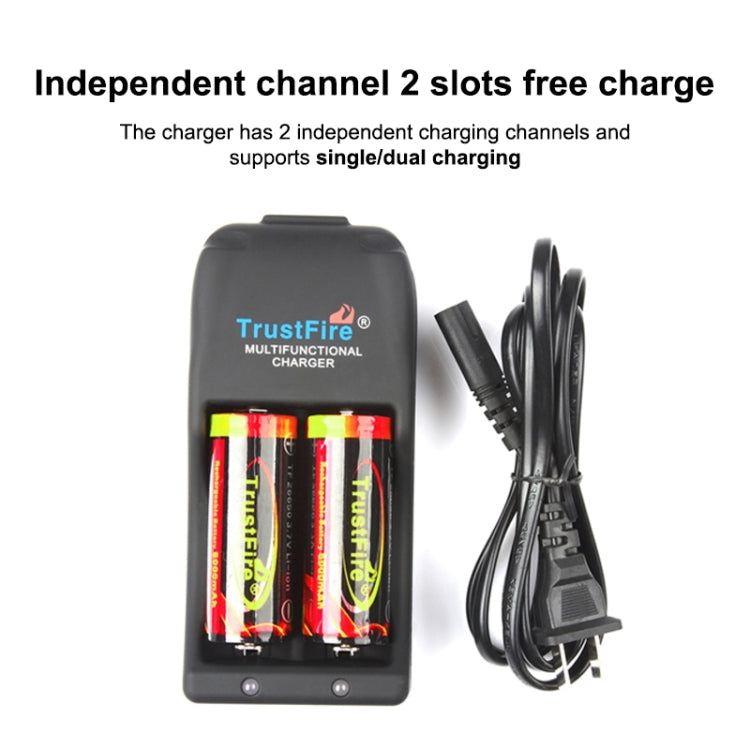 TR-006 Multi-function Battery Charger for 16340 / 18650 / 25500 / 26650 / 26700, TR-006