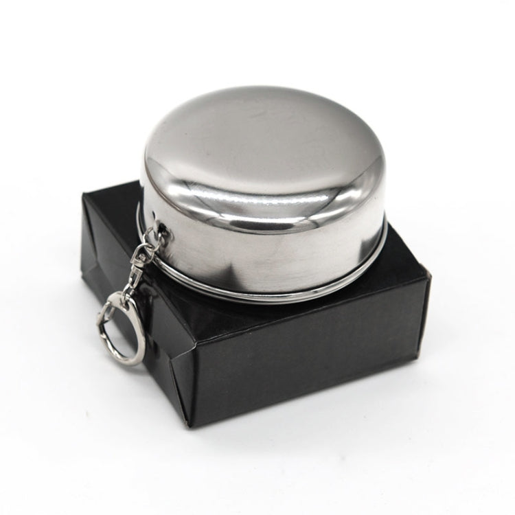 Stainless Steel Retractable Outdoor Cup Size: 50 x 50 x20 mm (Small), Size: 50 x 50 x20 mm