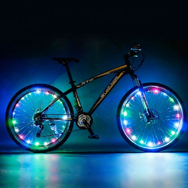 Bicycle Wheel Spoke Decorative LED Light Article Bar Strip, 15 LEDs, 15 LEDs