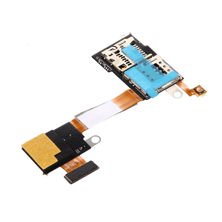 SIM Card Reader Contact Flex Cable Ribbon for Sony Xperia M2 / D2303 / D2305 / D2306, For M2