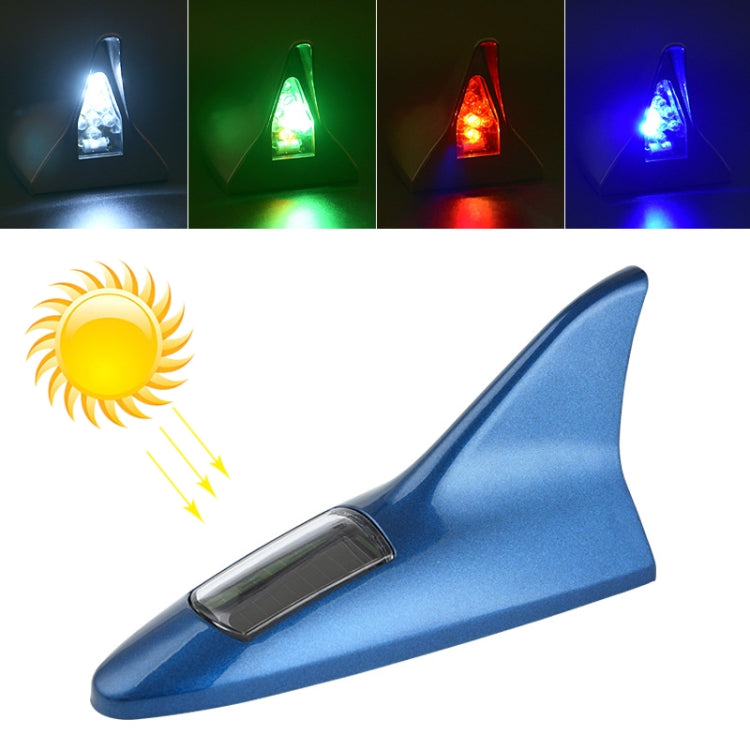 Solar Shark Fin High-positioned Alarm Light, Gray, Red, Gold, Blue