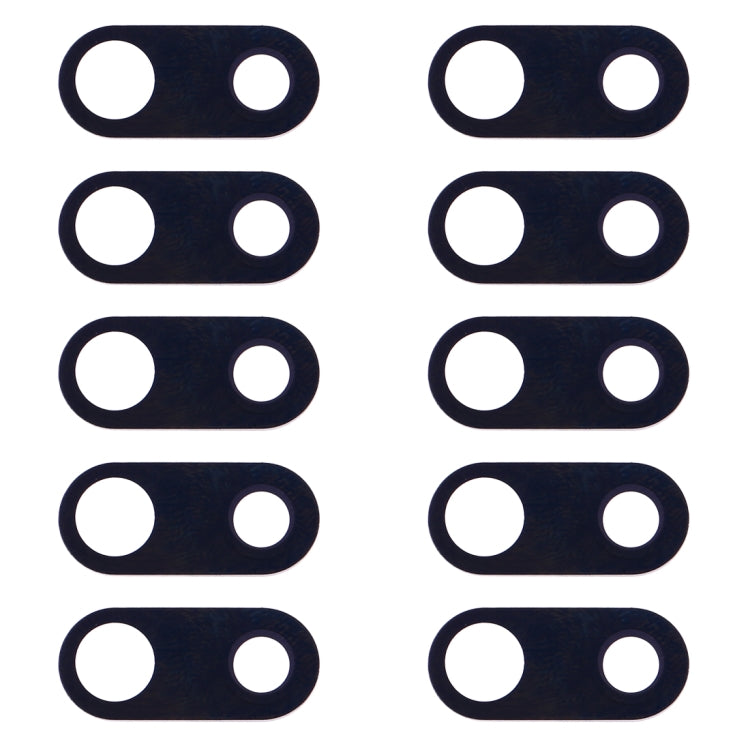 10 PCS Back Camera Lens for LG V30 H930 H933, For LG V30 (Silver), For LG V30 (Black)