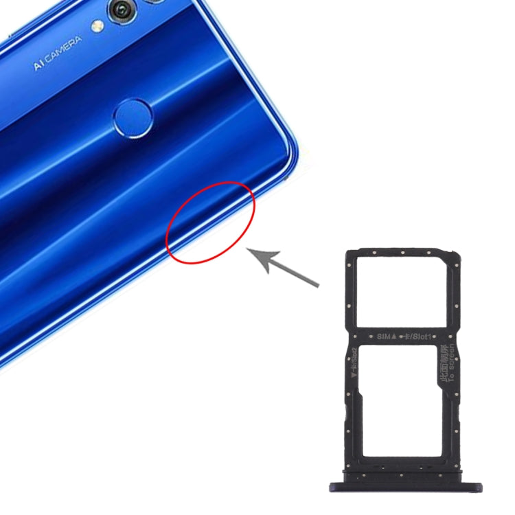 SIM Card Tray + SIM Card Tray / Micro SD Card Tray for Huawei Honor 9X Pro, For Huawei Honor 9X Pro