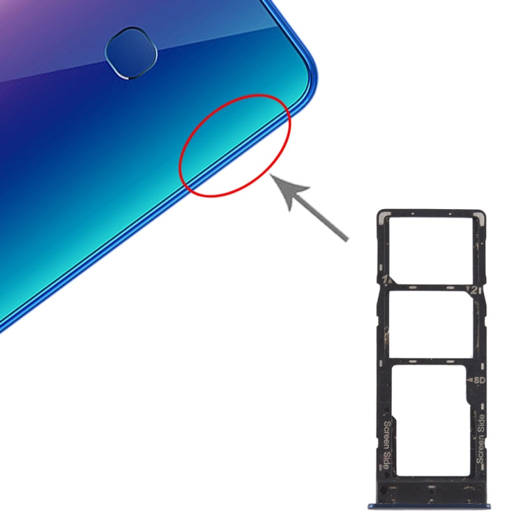 For Infinix X627 Smart 3 Plus SIM Card Tray + SIM Card Tray + Micro SD Card Tray, For Infinix X627 Smart 3 Plus