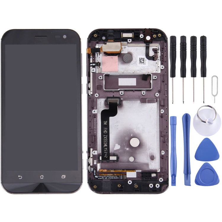 LCD Screen and Digitizer Full Assembly with Frame for ASUS ZenFone Zoom 5.5 inch / ZX551ML , Zenfone Zoom / ZX551ML, For Asus Zenfone Zoom