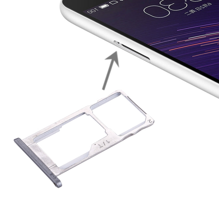 For Meizu Meilan Metal SIM + SIM / Micro SD Card Tray , For Meilan Metal