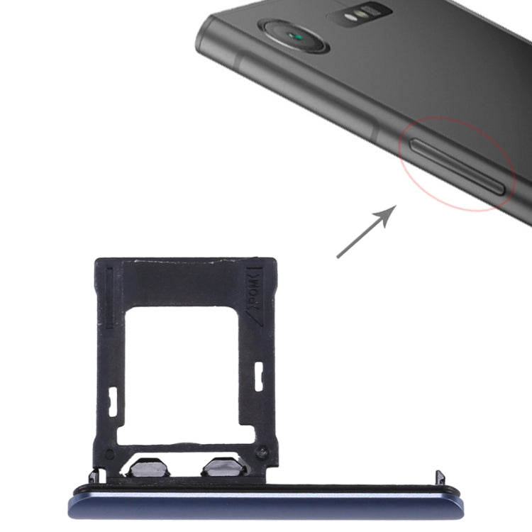 SIM / Micro SD Card Tray, Double Tray for Sony Xperia XZ1, For Xperia XZ1 (SIM / Micro SD Card), For XZ1 (SIM / Micro SD Card)