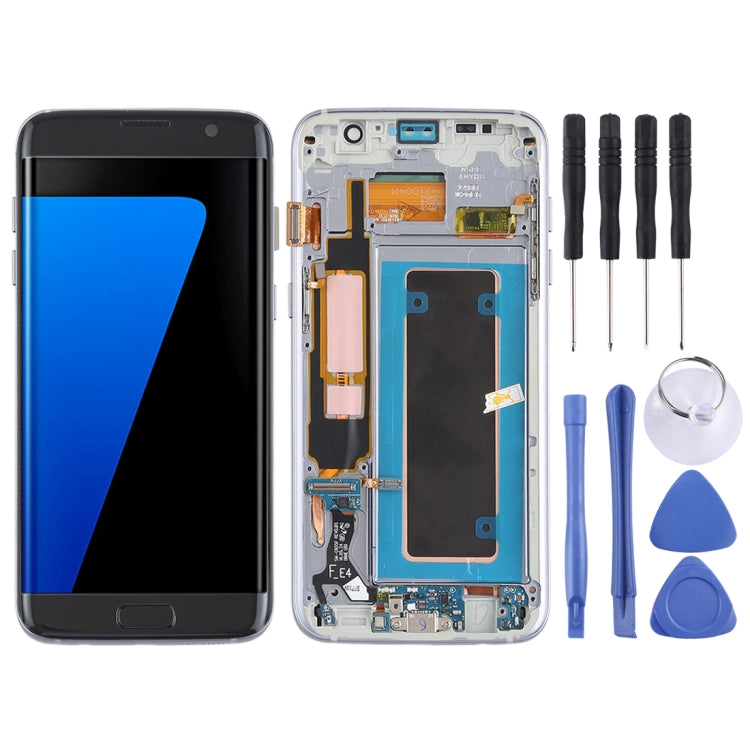 Original Super AMOLED Material LCD Screen and Digitizer Full Assembly(with Frame / Charging Port Flex Cable / Power Button Flex Cable / Volume Button Flex Cable) for Galaxy S7 Edge / G935F / G935FD, For Samsung Galaxy S7 Edge (Super AMOLED)