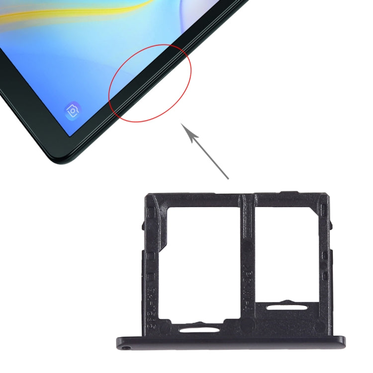 For Galaxy Tab A 10.5 inch T595 4G SIM Card Tray + Micro SD Card Tray, For Galaxy Tab A 10.5 inch T595 4G, For Samsung T595 4G