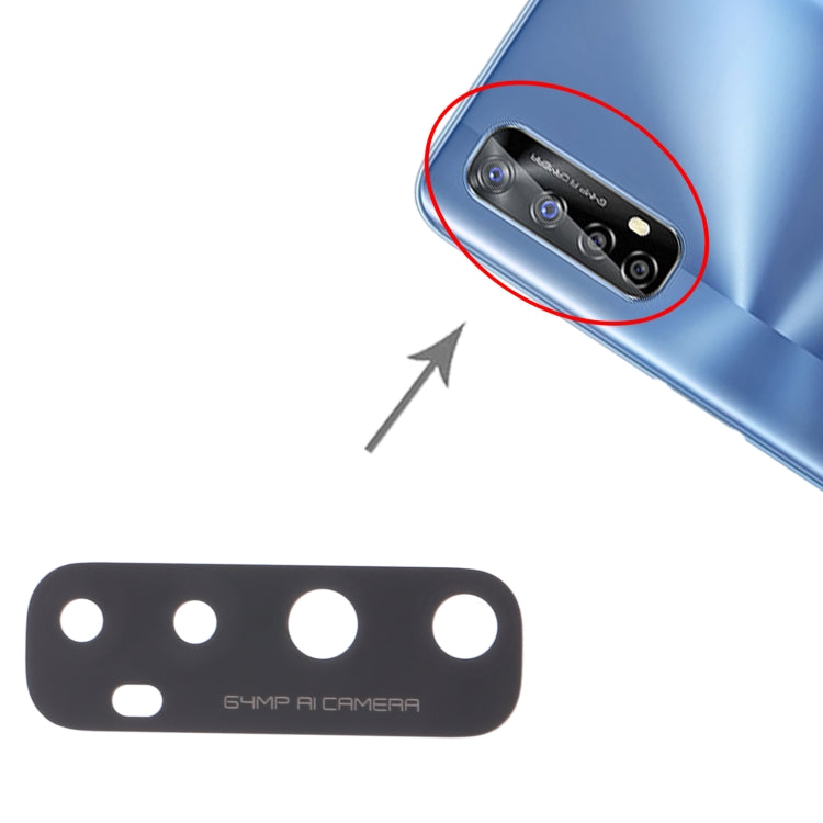 For OPPO Realme 7 (Asia) RMX2151, RMX2163 10pcs Back Camera Lens, For OPPO Realme 7 (Asia)