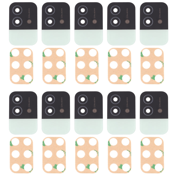 For OPPO Realme Narzo 50i RMX3235 10pcs Back Camera Lens, For OPPO Realme Narzo 50i, For OPPO Realme Narzo 50i(Green)