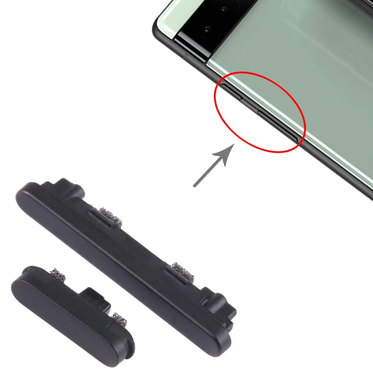For Google Pixel 6A Power Button + Volume Control Button, For Google Pixel 6A