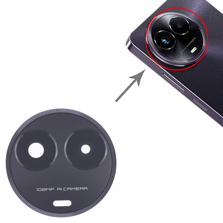10 PCS Back Camera Lens for Realme 11 5G Global, For Realme 11 5G Global
