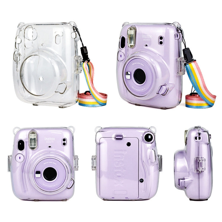 Richwell Carry Case Bag Crystal Hard Cover with Shoulder Strap For Fujifilm Instax Mini 11