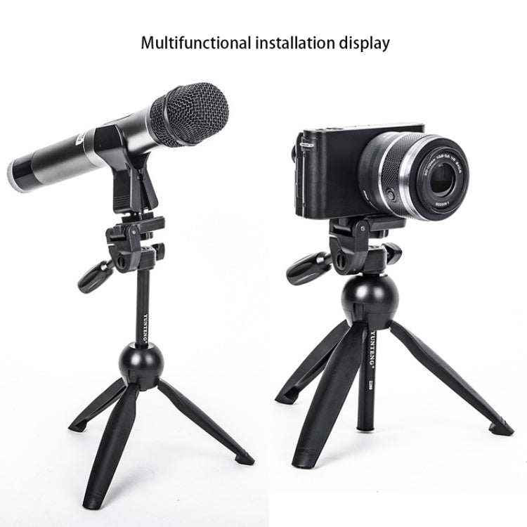 YUNTENG YT-2280 Multifunction Desk Mini Tripod Mount, YT-2280
